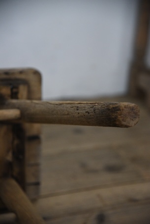 アンティーク　スツール　フレンチ　花台　オールド　腰掛け