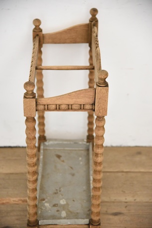 アンティーク　アンブレラスタンド　剥離　スティックスタンド　フレンチ　傘立て