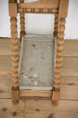 アンティーク　アンブレラスタンド　剥離　スティックスタンド　フレンチ　傘立て