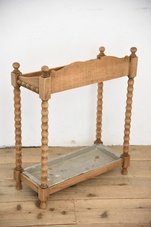 アンティーク　アンブレラスタンド　剥離　スティックスタンド　フレンチ　傘立て