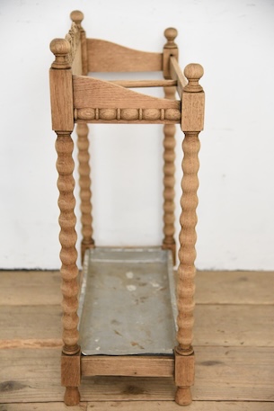 アンティーク　アンブレラスタンド　剥離　スティックスタンド　フレンチ　傘立て