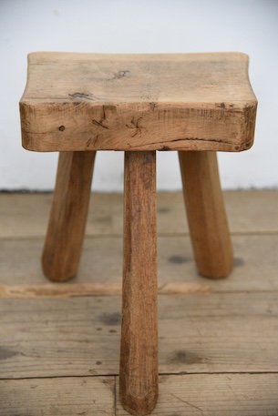 アンティーク　スツール　腰掛け　剥離　フレンチ