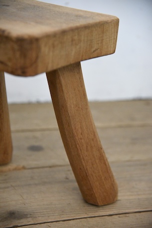 アンティーク　スツール　腰掛け　剥離　フレンチ