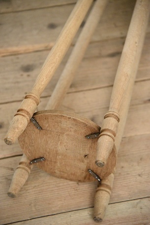 アンティーク　花台　フラワースタンド　剥離　ディスプレイスタンド　フレンチ