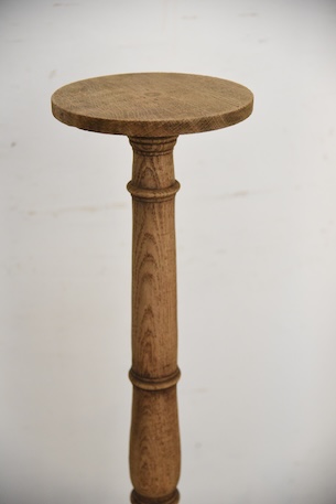 アンティーク　ハイスタンド　花台　フラワースタンド　剥離　フレンチ　１