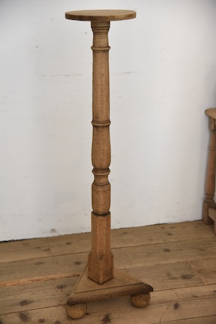 アンティーク　ハイスタンド　花台　フラワースタンド　剥離　フレンチ　１