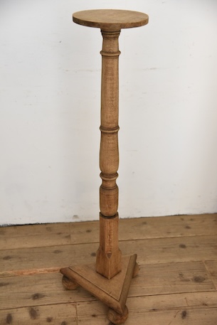 アンティーク　ハイスタンド　花台　フラワースタンド　剥離　フレンチ　１