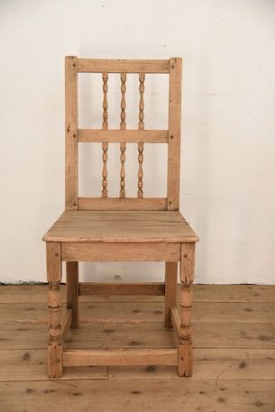 アンティーク　フレンチ　ダイニングチェア　剥離　ロレーヌ　３