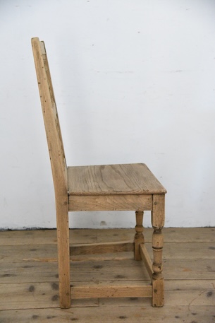 アンティーク　フレンチ　ダイニングチェア　剥離　ロレーヌ　３