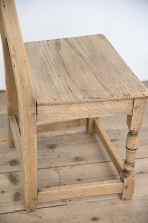 アンティーク　フレンチ　ダイニングチェア　剥離　ロレーヌ　３