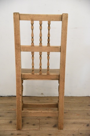 アンティーク　フレンチ　ダイニングチェア　剥離　ロレーヌ　３