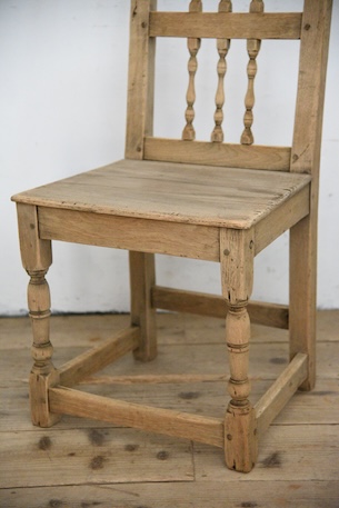 アンティーク　フレンチ　ダイニングチェア　剥離　ロレーヌ　３