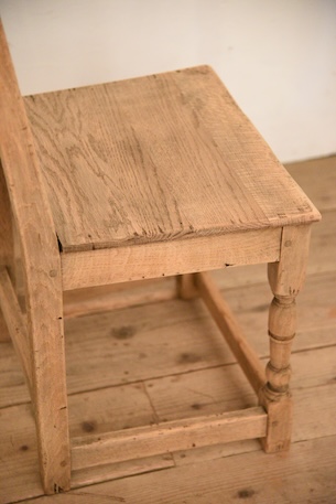 アンティーク　フレンチ　ダイニングチェア　剥離　ロレーヌ　６