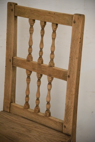 アンティーク　フレンチ　ダイニングチェア　剥離　ロレーヌ　６