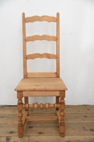 アンティーク　フレンチ　剥離　チャーチチェア　ダイニングチェア　フレンチ　１