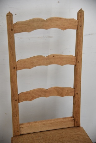 アンティーク　フレンチ　剥離　チャーチチェア　ダイニングチェア　フレンチ　１