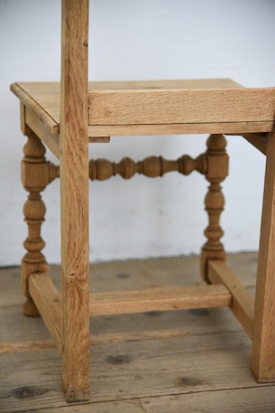 アンティーク　フレンチ　剥離　チャーチチェア　ダイニングチェア　フレンチ　１