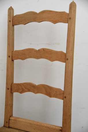 アンティーク　フレンチ　剥離　チャーチチェア　ダイニングチェア　フレンチ　１