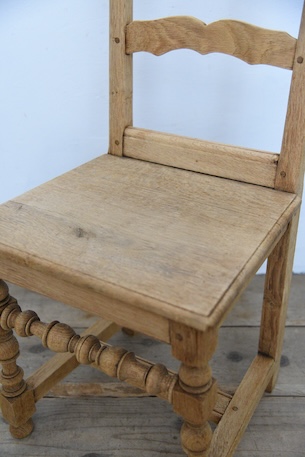 アンティーク　フレンチ　剥離　チャーチチェア　ダイニングチェア　フレンチ　１