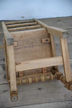 アンティーク　フレンチ　剥離　チャーチチェア　ダイニングチェア　フレンチ　１