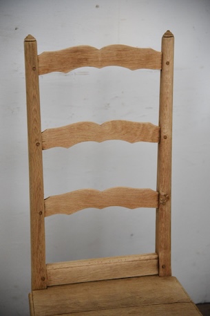 アンティーク　フレンチ　剥離　チャーチチェア　ダイニングチェア　フレンチ　２