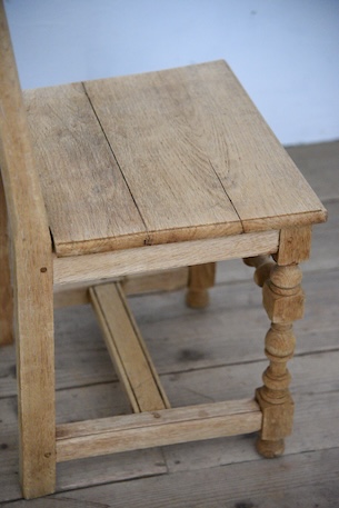 アンティーク　フレンチ　剥離　チャーチチェア　ダイニングチェア　フレンチ　２