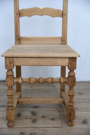 アンティーク　フレンチ　剥離　チャーチチェア　ダイニングチェア　フレンチ　３