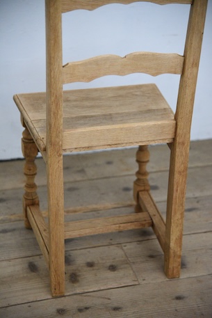 アンティーク　フレンチ　剥離　チャーチチェア　ダイニングチェア　フレンチ　３