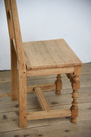 アンティーク　フレンチ　剥離　チャーチチェア　ダイニングチェア　フレンチ　６