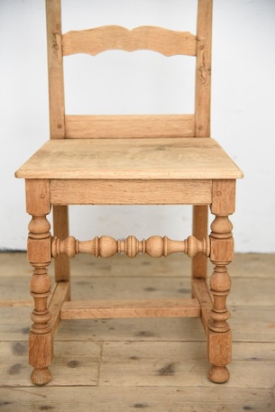 アンティーク　フレンチ　剥離　チャーチチェア　ダイニングチェア　フレンチ　７