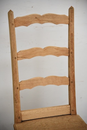 アンティーク　フレンチ　剥離　チャーチチェア　ダイニングチェア　フレンチ　８