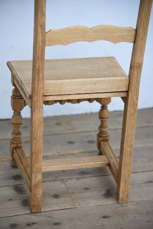 アンティーク　フレンチ　剥離　チャーチチェア　ダイニングチェア　フレンチ　８