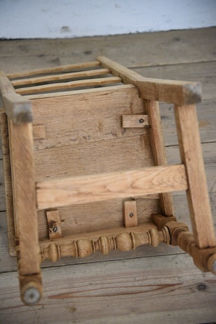 アンティーク　フレンチ　剥離　チャーチチェア　ダイニングチェア　フレンチ　８