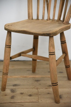 アンティーク　剥離　ウィンザーチェア　イギリス　フープバックチェア　１