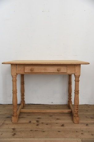 アンティーク　ドロワーテーブル　剥離　フレンチ　デスク