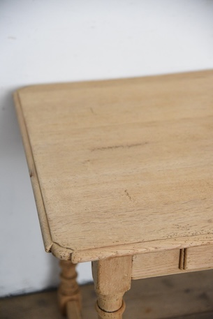 アンティーク　ドロワーテーブル　剥離　フレンチ　デスク