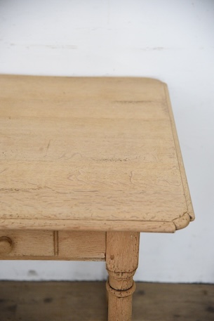 アンティーク　ドロワーテーブル　剥離　フレンチ　デスク