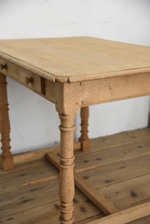 アンティーク　ドロワーテーブル　剥離　フレンチ　デスク