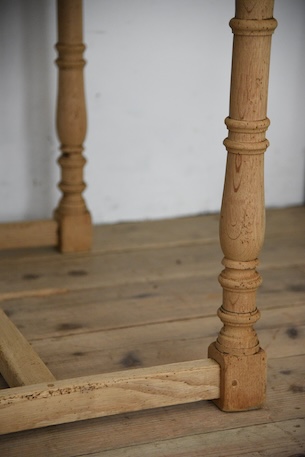 アンティーク　ドロワーテーブル　剥離　フレンチ　デスク