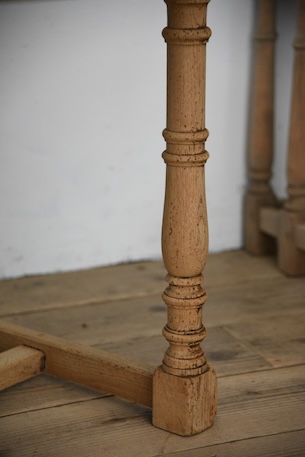 アンティーク　ドロワーテーブル　剥離　フレンチ　デスク