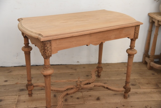 アンティーク　フレンチ　剥離　テーブル　デスク　ディスプレイ