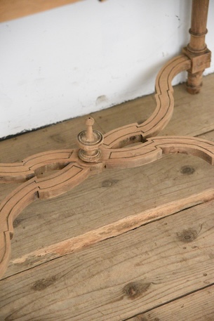 アンティーク　フレンチ　剥離　テーブル　デスク　ディスプレイ