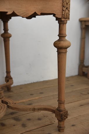 アンティーク　フレンチ　剥離　テーブル　デスク　ディスプレイ