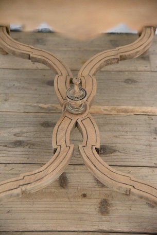 アンティーク　フレンチ　剥離　テーブル　デスク　ディスプレイ