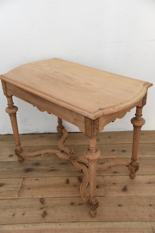 アンティーク　フレンチ　剥離　テーブル　デスク　ディスプレイ