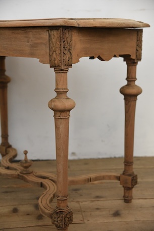 アンティーク　フレンチ　剥離　テーブル　デスク　ディスプレイ