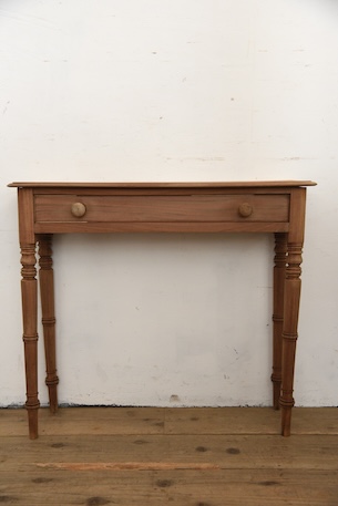 アンティーク　コンソール　ドロワーテーブル　剥離　フレンチ　イギリス