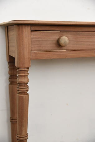 アンティーク　コンソール　ドロワーテーブル　剥離　フレンチ　イギリス