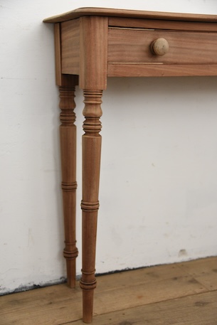 アンティーク　コンソール　ドロワーテーブル　剥離　フレンチ　イギリス