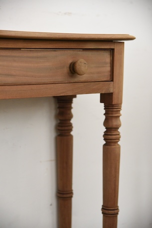 アンティーク　コンソール　ドロワーテーブル　剥離　フレンチ　イギリス